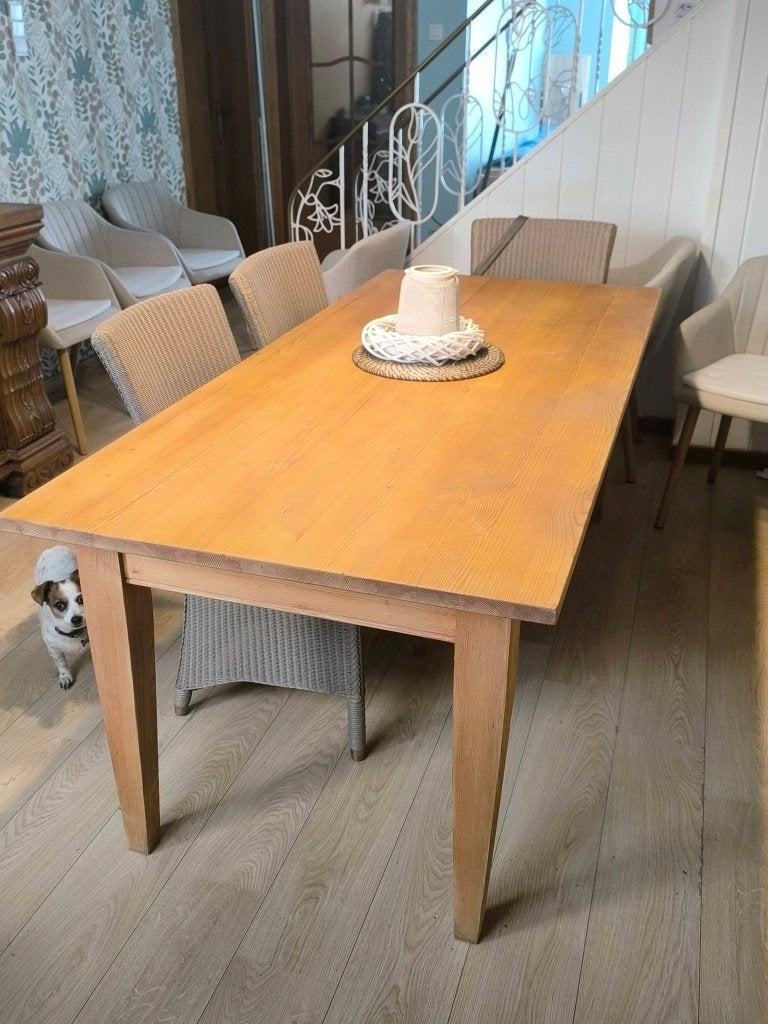 Table + 6 chaises, Maison & Meubles, Tables | Tables à manger, 150 à 200 cm, Cinq personnes ou plus, Enlèvement, Utilisé