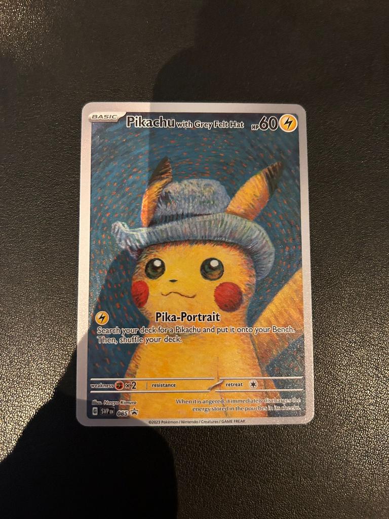 Pikachu Van Gogh, Hobby en Vrije tijd, Verzamelkaartspellen | Pokémon, Ophalen, Zo goed als nieuw