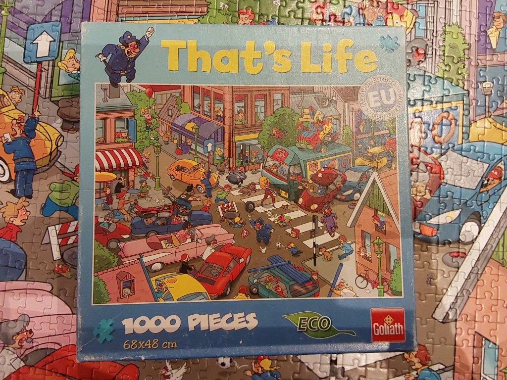 Puzzel that’s life 1000, Ophalen of Verzenden, Zo goed als nieuw