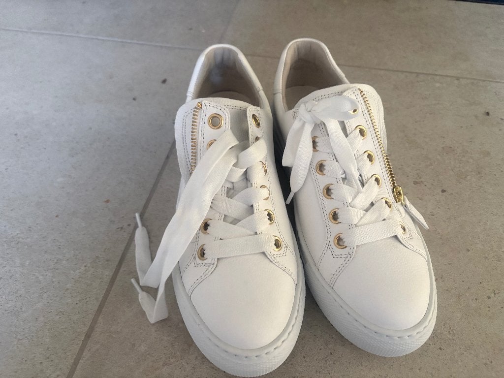 Witte Sneakers Gabor maat 39, Neuf, Enlèvement ou Envoi, Sneakers et Baskets, Gabor