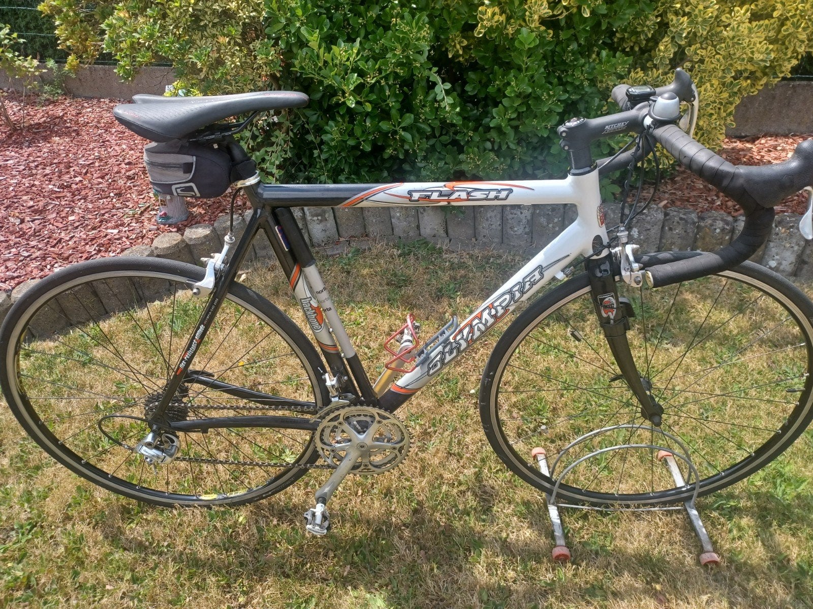 Olympia racefiets met carbon voorvork, Fietsen en Brommers, 28 inch, Zo goed als nieuw, 57 tot 61 cm, Meer dan 20 versnellingen