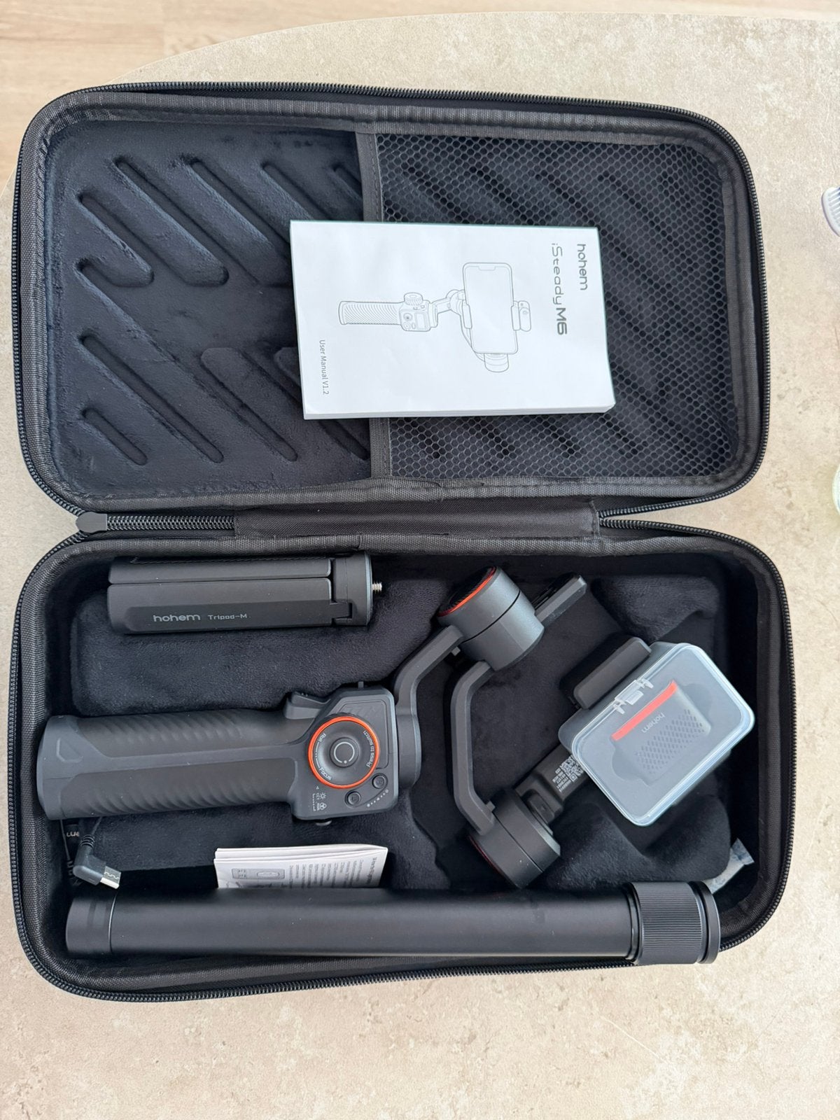 HOHEM iSteady M6, TV, Hi-fi & Vidéo, Caméras action, Enlèvement ou Envoi, Comme neuf