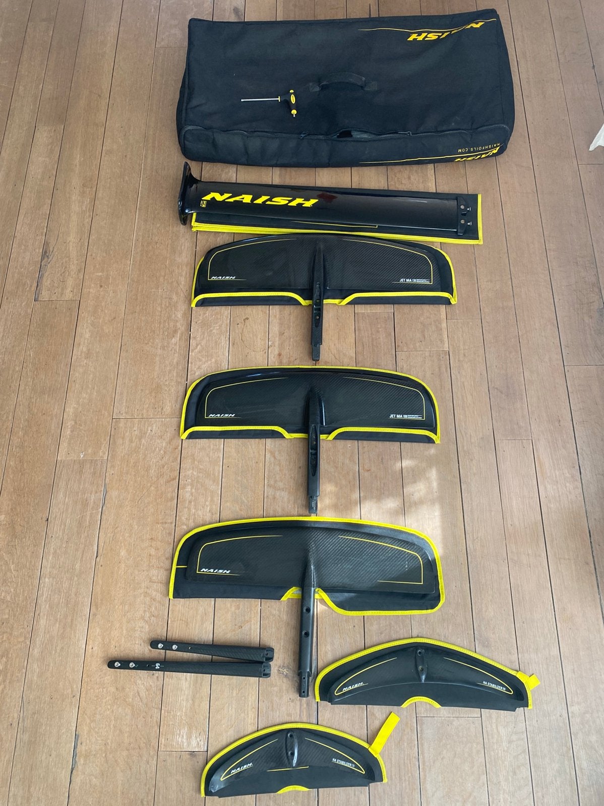 Naish MA full carbon foil set, Watersport en Boten, Ophalen, Gebruikt