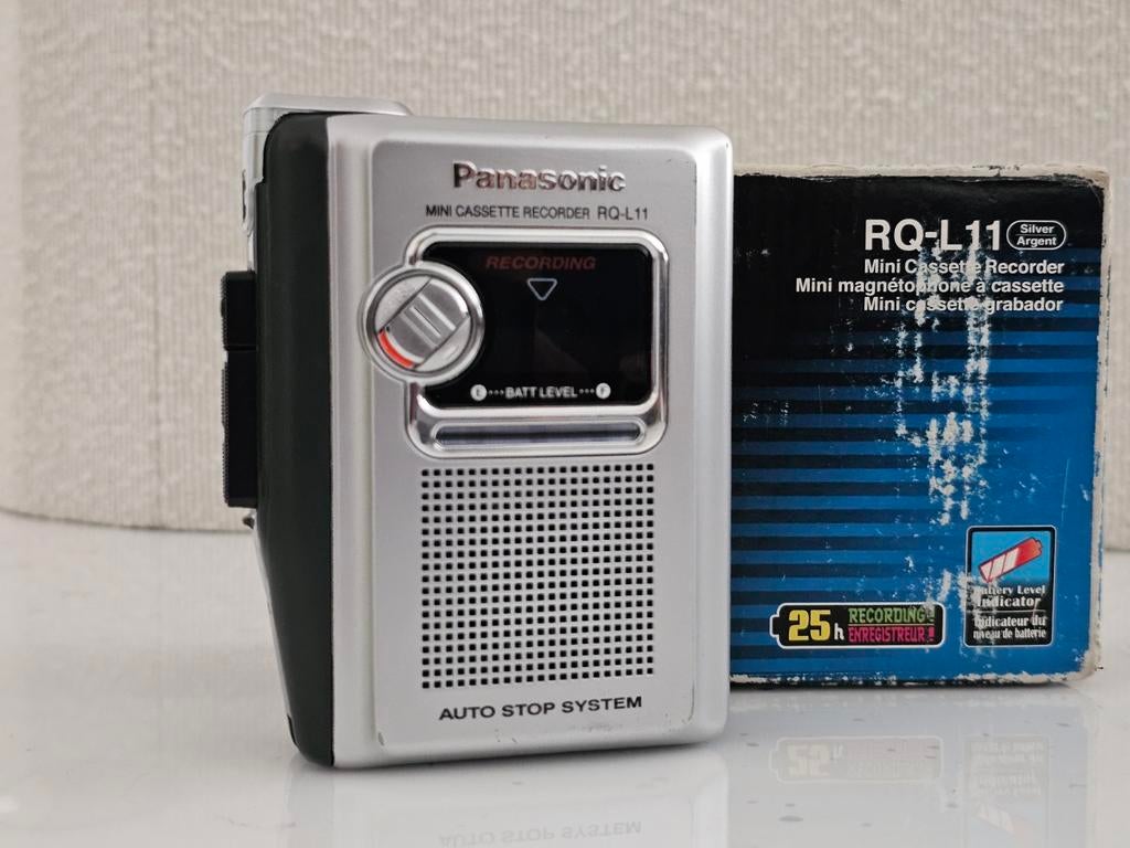 Panasonic RQ-L11 draagbare cassetterecorder., Ophalen