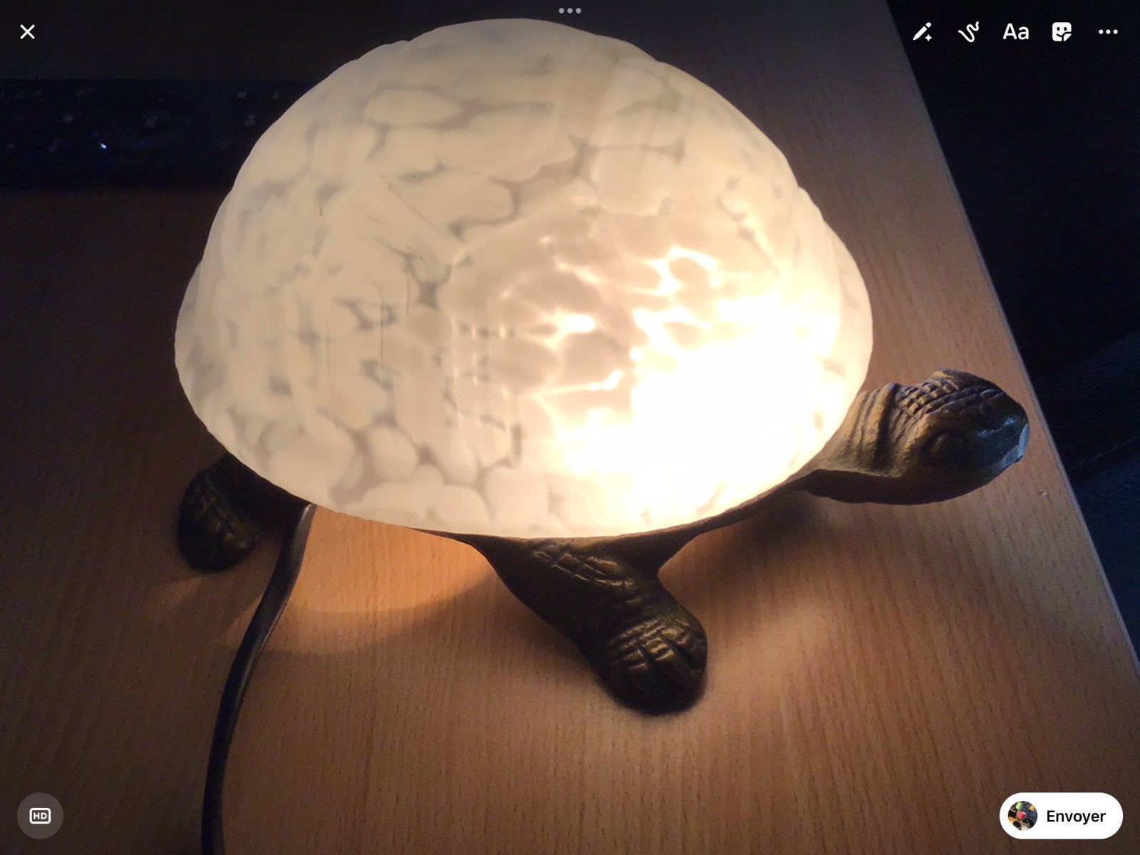 Lampes tortue prix 50€, Maison & Meubles, Enlèvement, Comme neuf