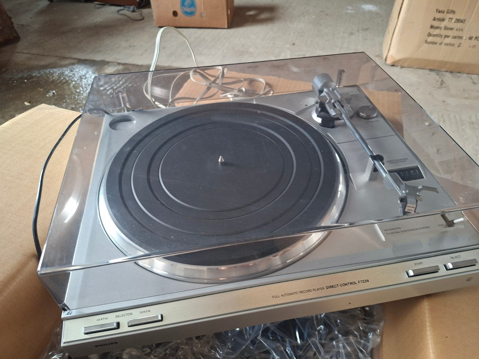Philips F7224, Enlèvement, Utilisé, Tourne-disque, Philips