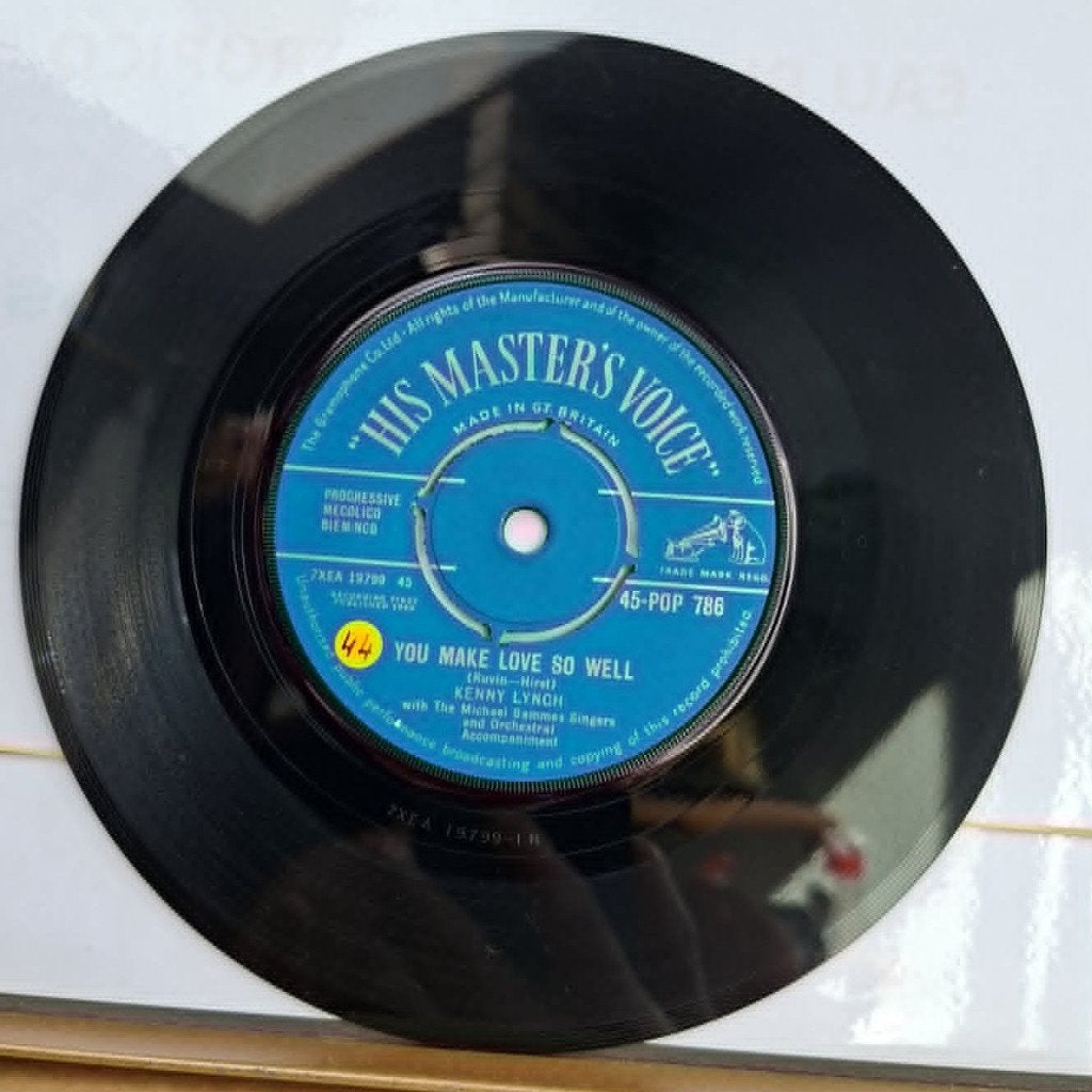 Popcorn Groove/Kenny Lynch - Je bedrijft zo goed de liefde, Gebruikt, Pop, Originele persing, 7 inch