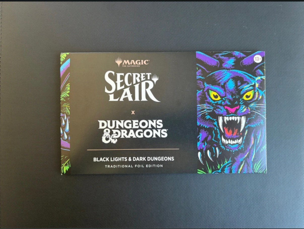 Secret Lair D&D Black Lights & Dark Dungeons Foil, Hobby & Loisirs créatifs, Enlèvement ou Envoi, Foil