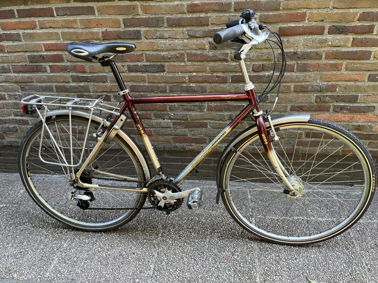 Koga Roadrunner herenfiets, 53 tot 57 cm, Ophalen, Gebruikt, Velgrem