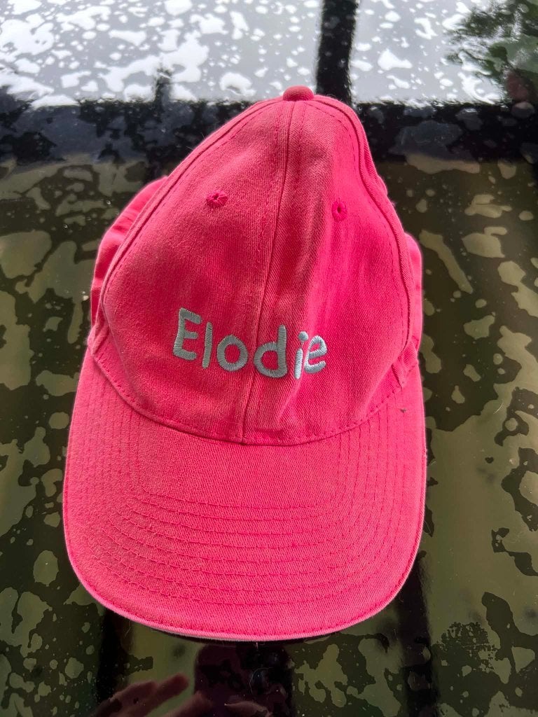 Casquette rose avec prénom : Elodie, Ophalen, Sans marque, Pet, Gedragen