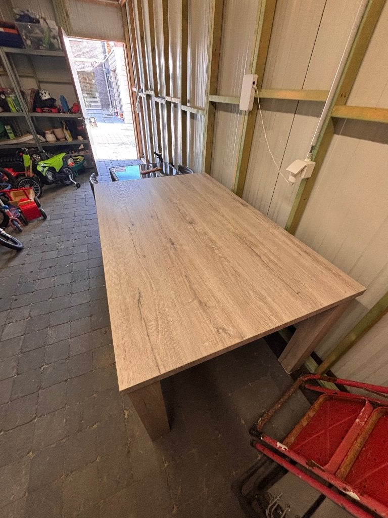 Eettafel, Huis en Inrichting, Ophalen, 100 tot 150 cm, Zo goed als nieuw, Vijf personen of meer