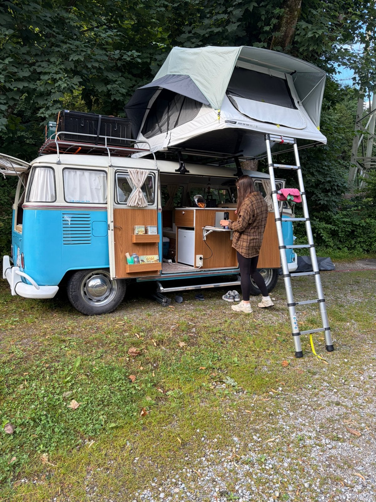 Daktent met luifel in top conditie‼️‼️, Caravans en Kamperen, Mobilhomes, Particulier, Luifel, Tot en met 2
