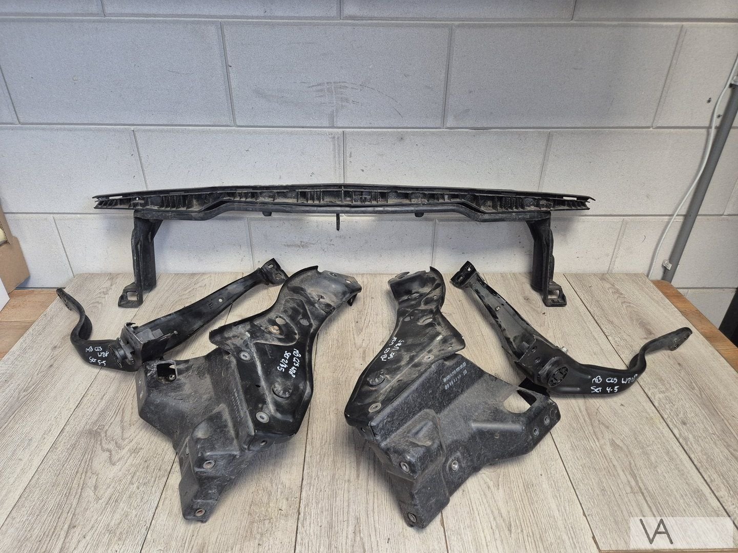 Voorfront delen van Mercedes CLS W218 2011 - 2018 5 delig, Gebruikt, -, Ophalen of Verzenden, Bumper