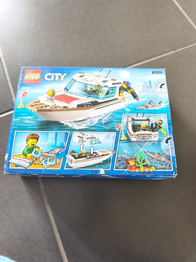 Lego 60221 duik jacht, Ophalen, Lego