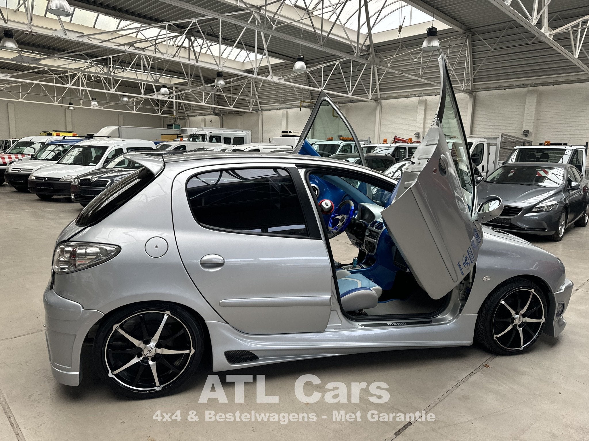 Peugeot 206 1.4 Diesel | LSD Doors | Verlaagd | 1j Garantie, Cuir, Argent ou Gris, Achat, 50 kW