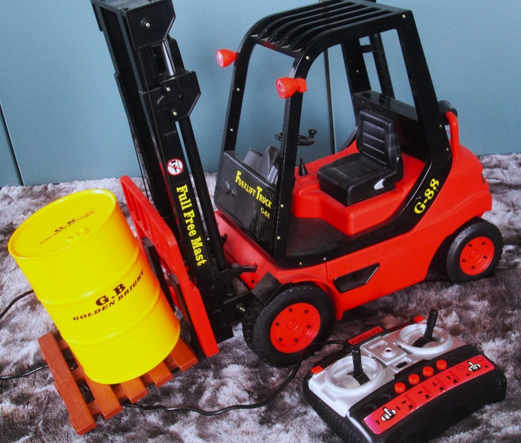 RC Forklift Truck G-88 Golden Bright Schaal 1:6 Vintage 80s, Hobby en Vrije tijd, Zo goed als nieuw, Auto onroad, Overige schalen