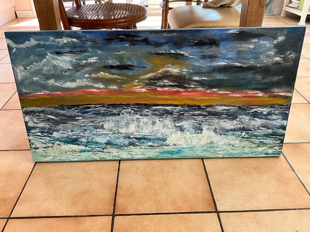 Schilderij, Antiquités & Art, Art | Peinture | Classique, Enlèvement, Maritime / eau