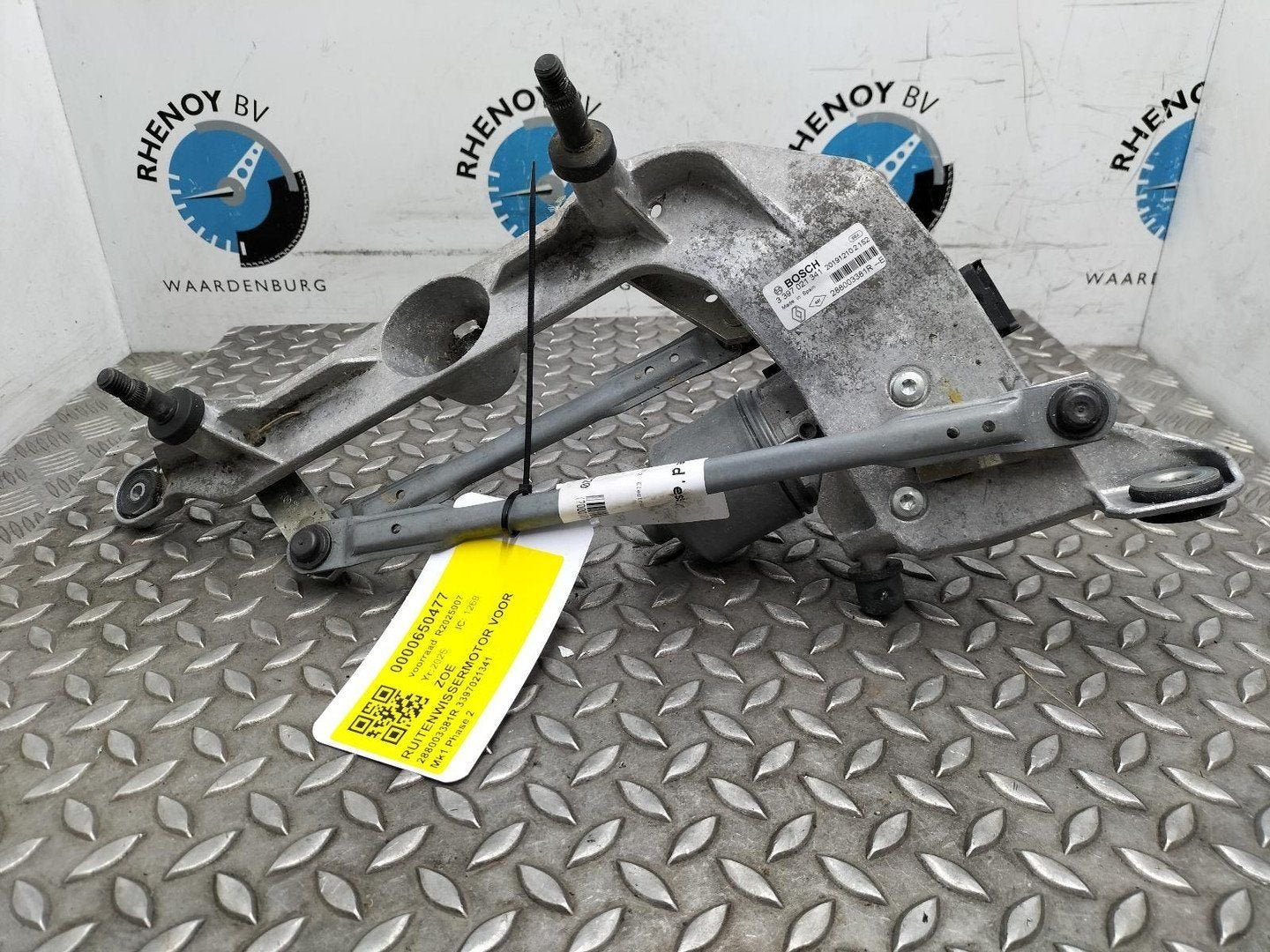 RENAULT ZOE X10  RUITENWISSERMOTOR VOOR 288003381R 2025, Ophalen of Verzenden, Gebruikt, ARN erkend