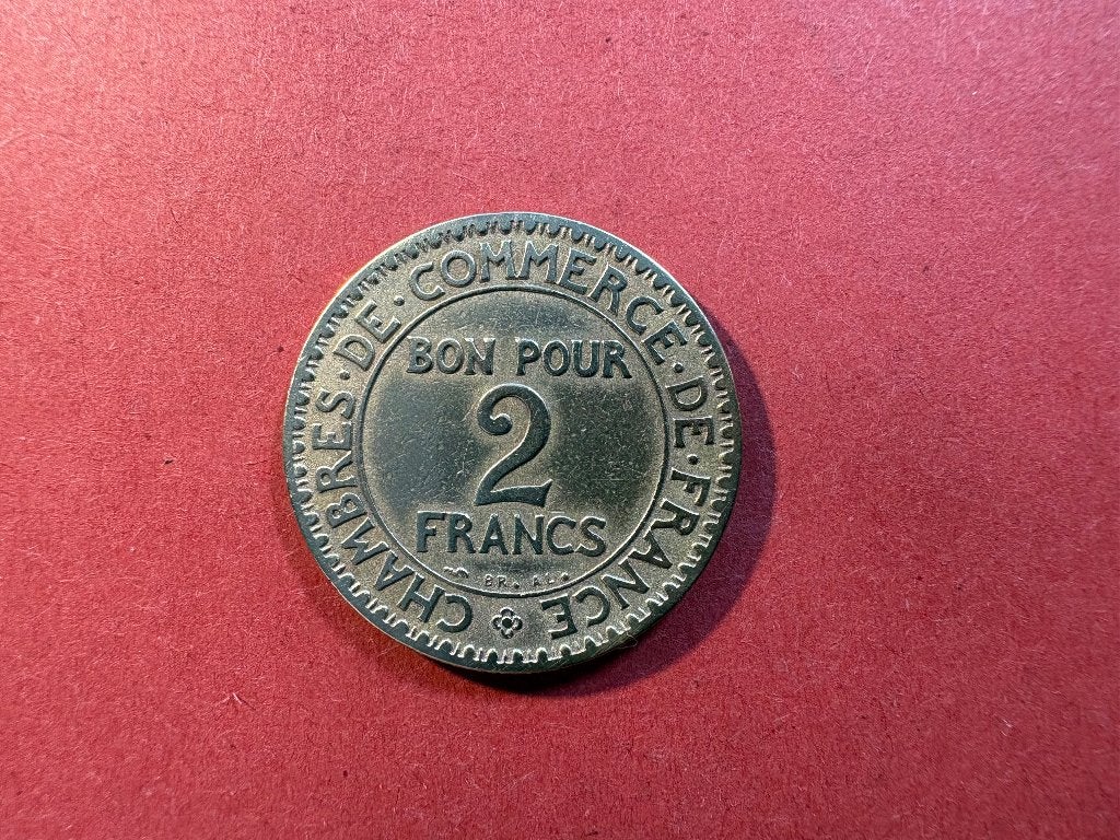France - 2 Francs 1923 (Chambres de Commerce) (#341#), Timbres & Monnaies, Monnaies | Europe | Monnaies non-euro, Monnaie en vrac