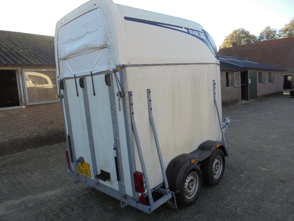 Paardentrailer, trailer, paarden remork, aanhanger. Atec, Ophalen, Gebruikt, Hout, 1½-paards trailer