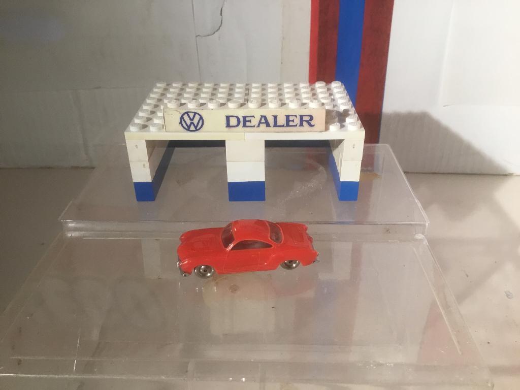Lego set 306-2 garage met VW1500, Kinderen en Baby's, Speelgoed | Duplo en Lego, Gebruikt, Lego, Ophalen of Verzenden, Compleet