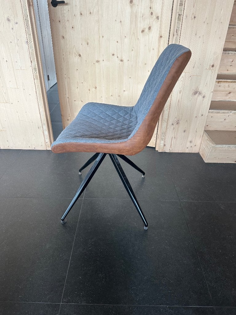 6 eetkamer stoelen, Enlèvement, Comme neuf, Métal, Cinq, Six Chaises ou plus