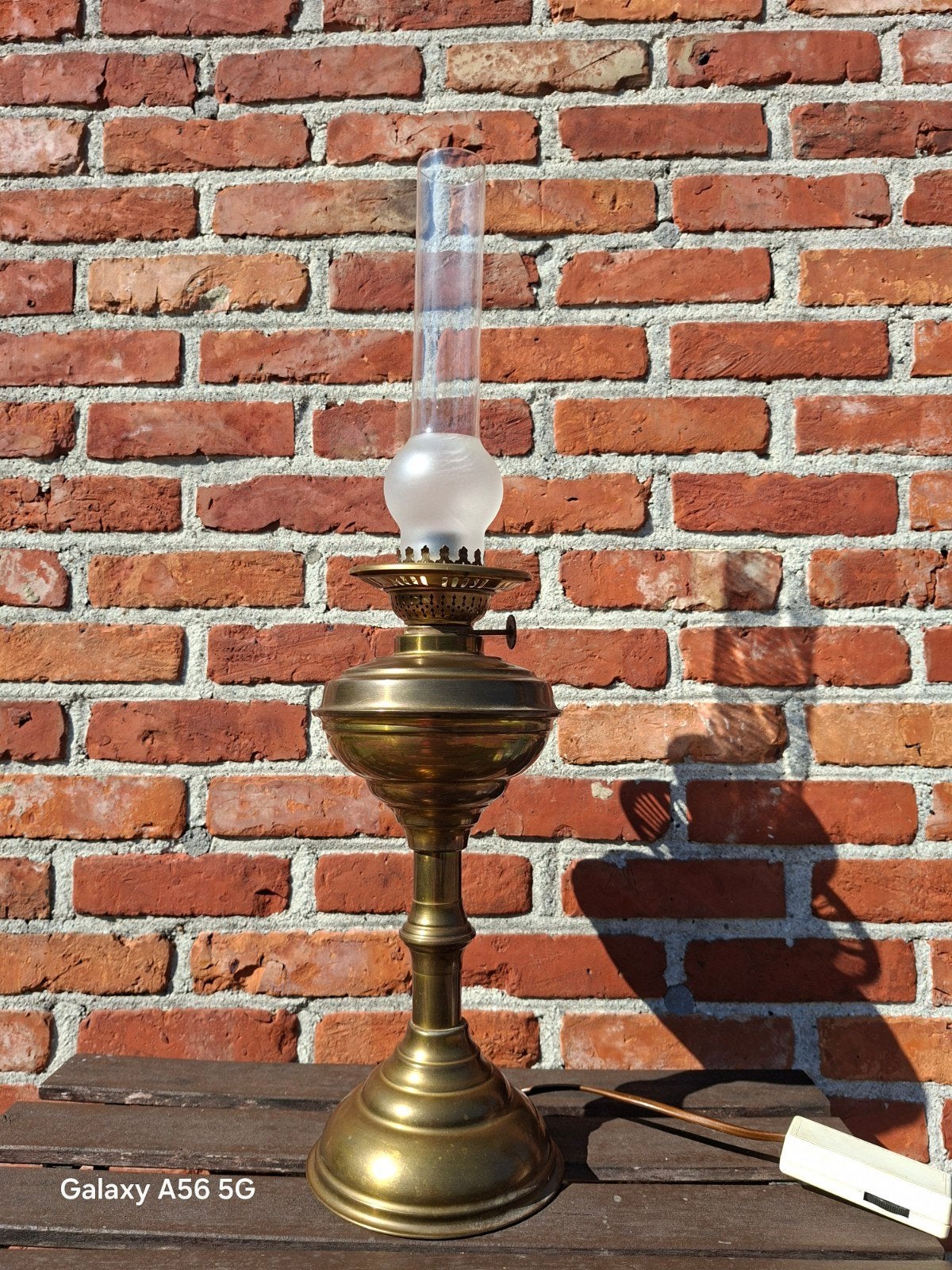 Antieke Olielamp, Ophalen of Verzenden