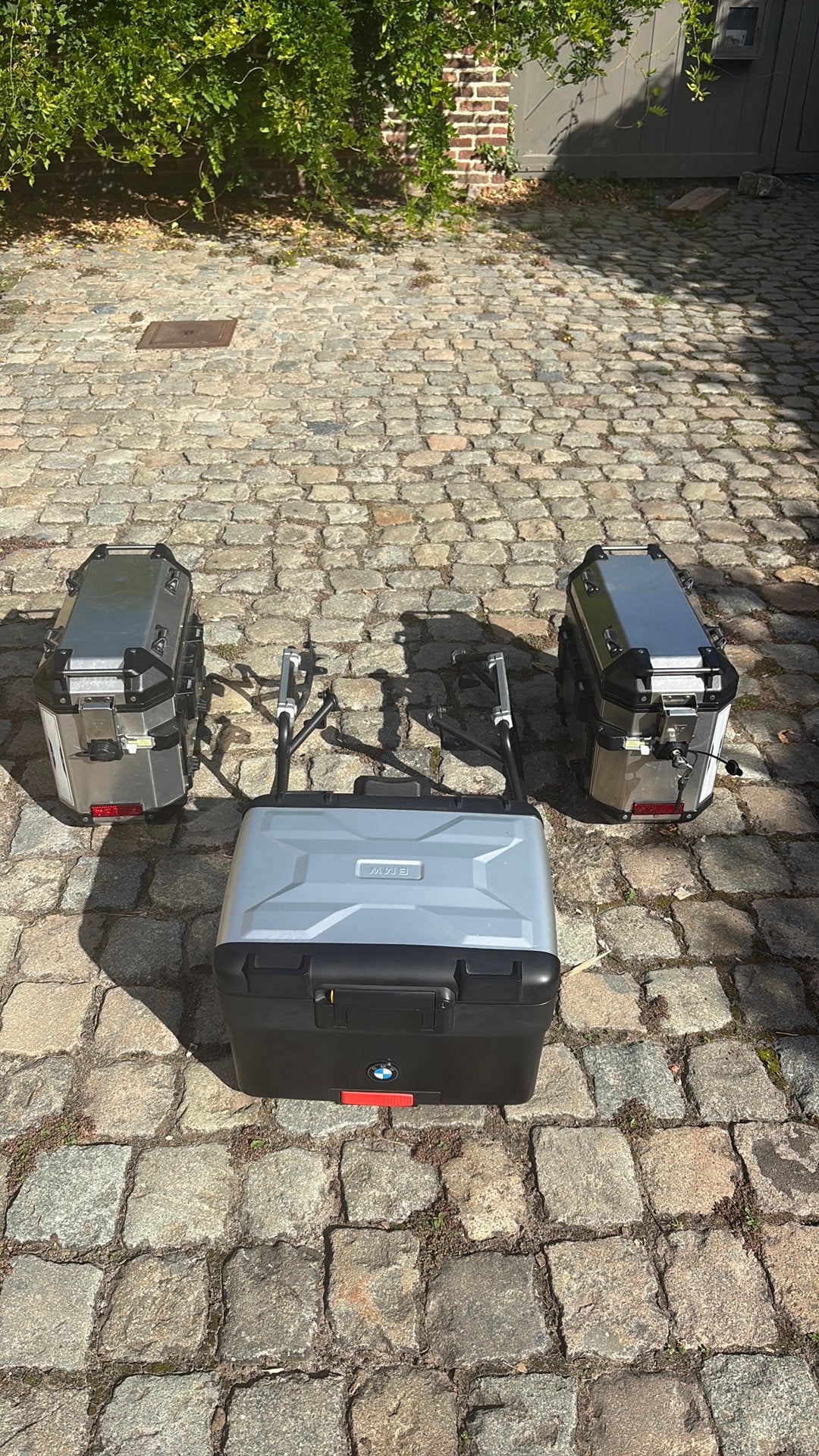 Koffers voor BMW GS 1250 R GIVI plus vario Top koffer BMW, Motoren, Particulier, Gebruikt