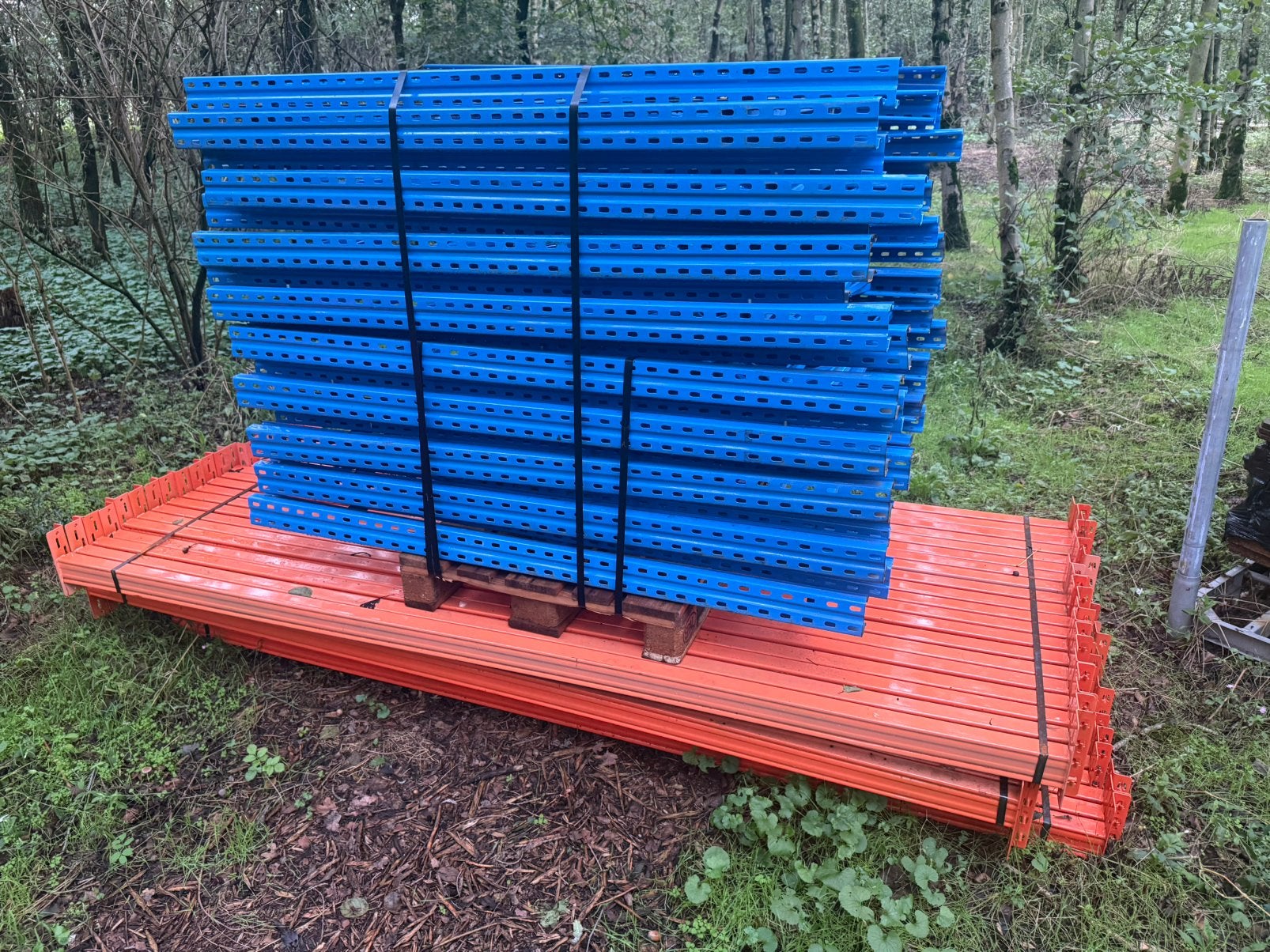 Pallet rekken 170 cm hoog, Ophalen