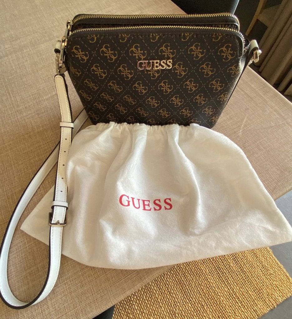Handtas Guess, Ophalen of Verzenden, Zo goed als nieuw, Bruin, Handtas