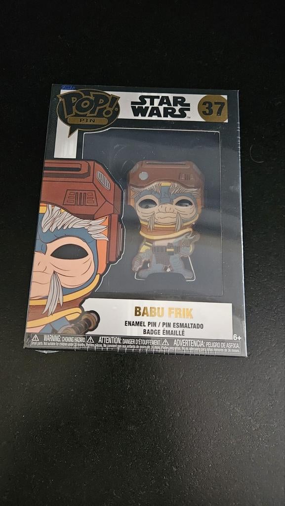Funko Pop Pin Babu Frik Star Wars nr 37, Verzamelen, Ophalen, Nieuw