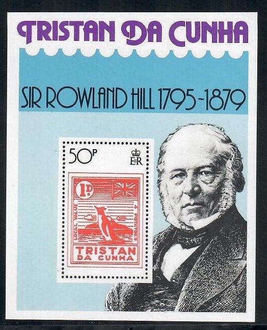 Tristan da Cunha yvertnrs blok 9 postfris, Timbres & Monnaies, Timbres | Timbres thématiques, Enlèvement ou Envoi, Non oblitéré