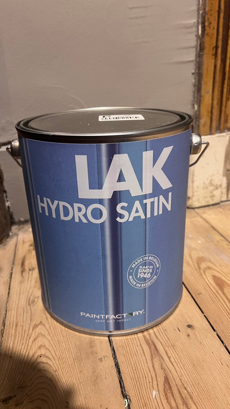 Lak Hydro Satin 2,5L, wit NCS 1002-Y, Bricolage & Construction, Enlèvement, Comme neuf, Blanc, Laque