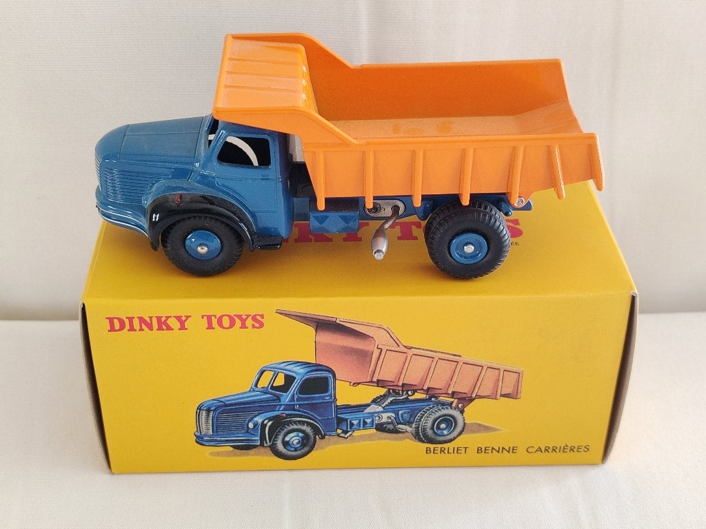Dinky Atlas _ BERLIET „kipper” _ ref. 34A., Ophalen of Verzenden, Zo goed als nieuw, Bus of Vrachtwagen, Dinky Toys