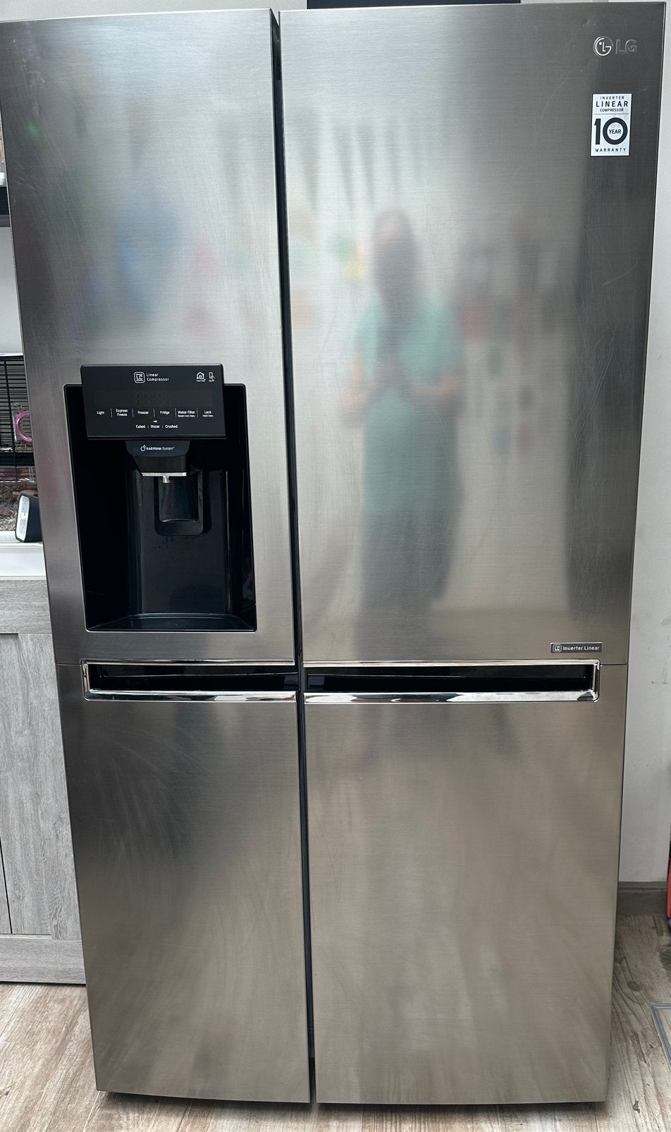 LG Amerikaanse koelkast, Elektronische apparatuur, Ophalen, Gebruikt