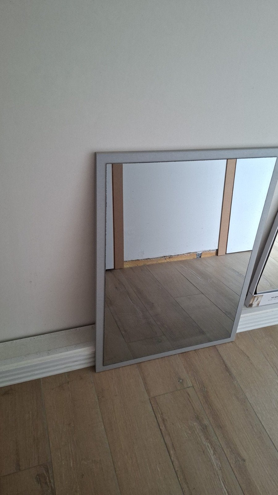Spiegel op houten plaat, Huis en Inrichting, Woonaccessoires | Spiegels, Ophalen