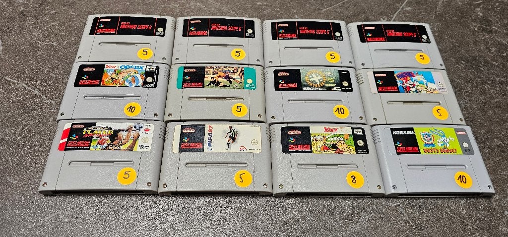Lot jeux SNES, Enlèvement ou Envoi, Utilisé
