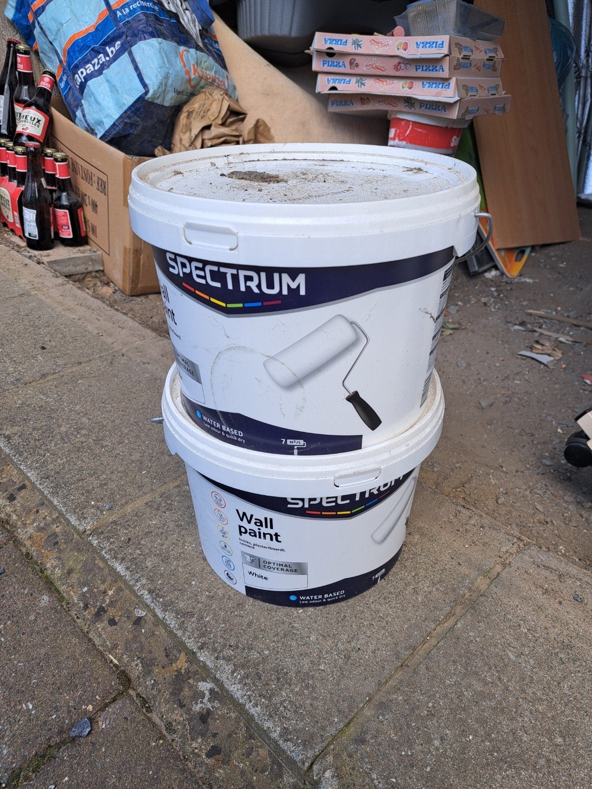 Peinture latex blanc 10€, Bricolage & Construction, Peinture, Vernis & Laque, Enlèvement, Blanc, Peinture