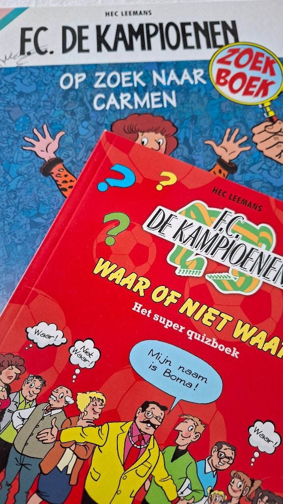 FC De kampioenen strips, zoekboek. Quizboek. Vanaf 3€, Ophalen of Verzenden, Zo goed als nieuw, Tv, Overige typen