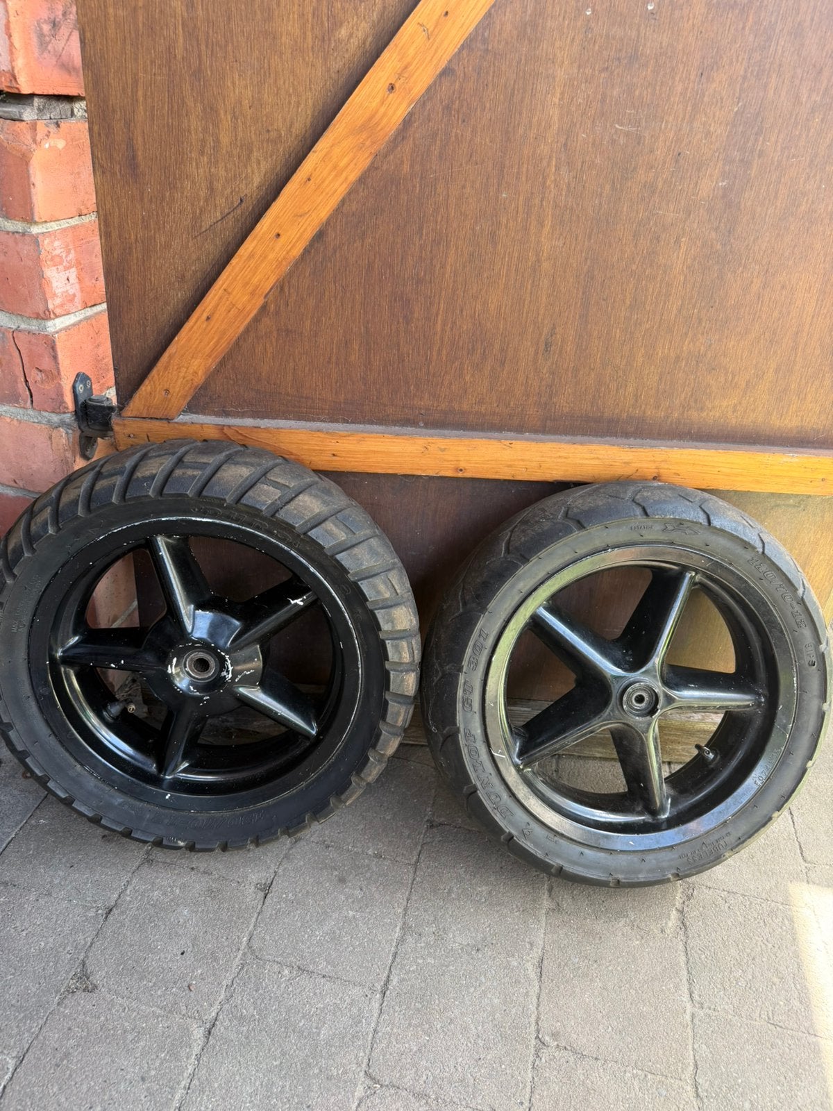 MBK Booster 12 Inch 5 Spaaks velgenset in gebruikte staat, Fietsen en Brommers, Ophalen