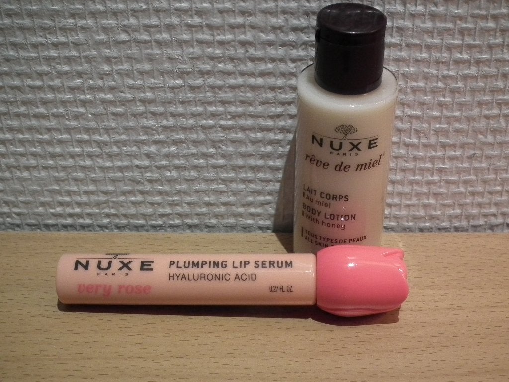 Nuxe rêve de Miel Lait corps + sérum lèvres (nouveau), Envoi