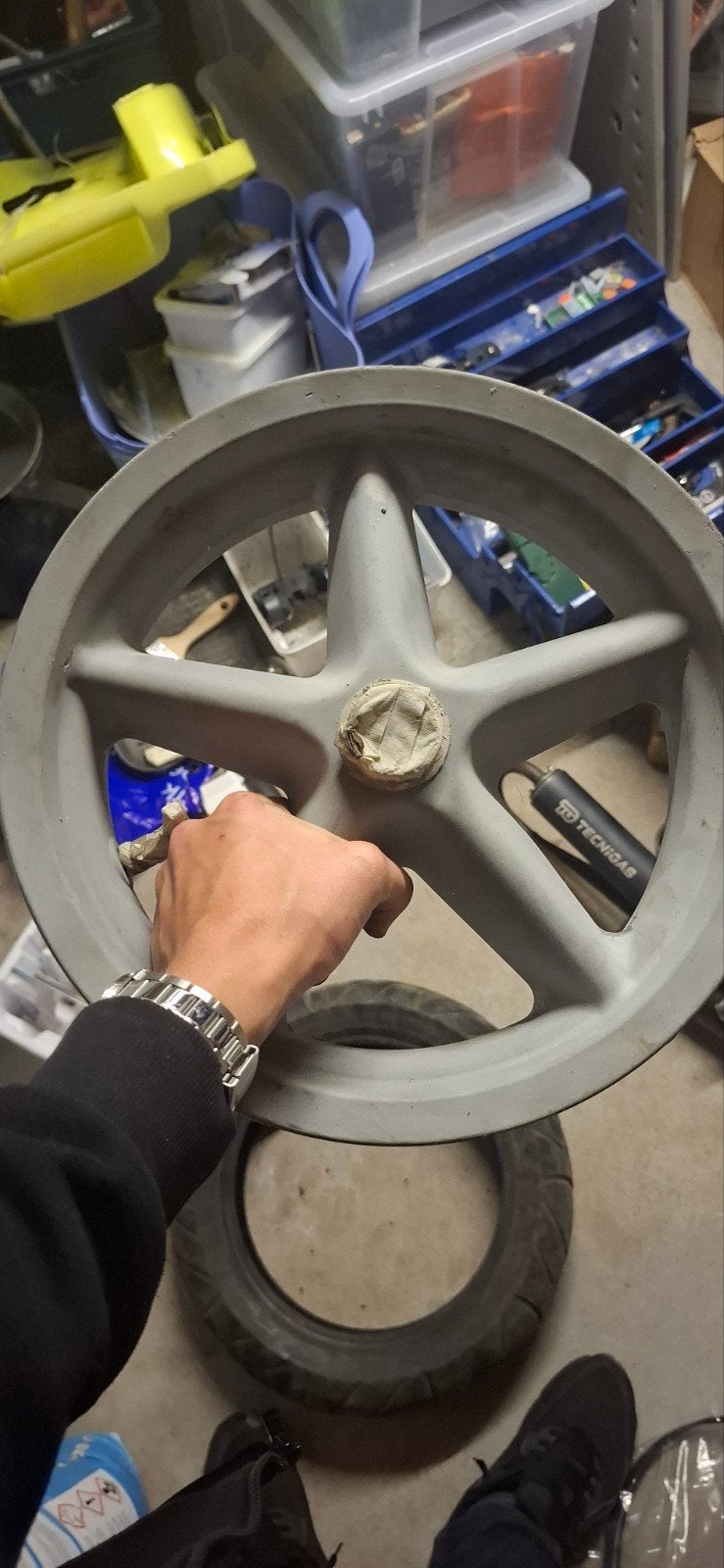 mbk booster velg voorwiel, Fietsen en Brommers, Ophalen of Verzenden, Gebruikt, Overige typen