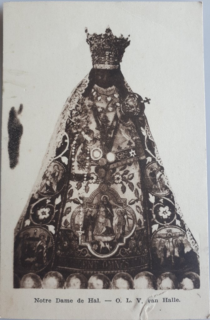 HALLE : Oude Postkaart O.L.Vrouw Van HALLE  Ref B9, Ophalen of Verzenden, 1920 tot 1940, Ongelopen, Vlaams-Brabant