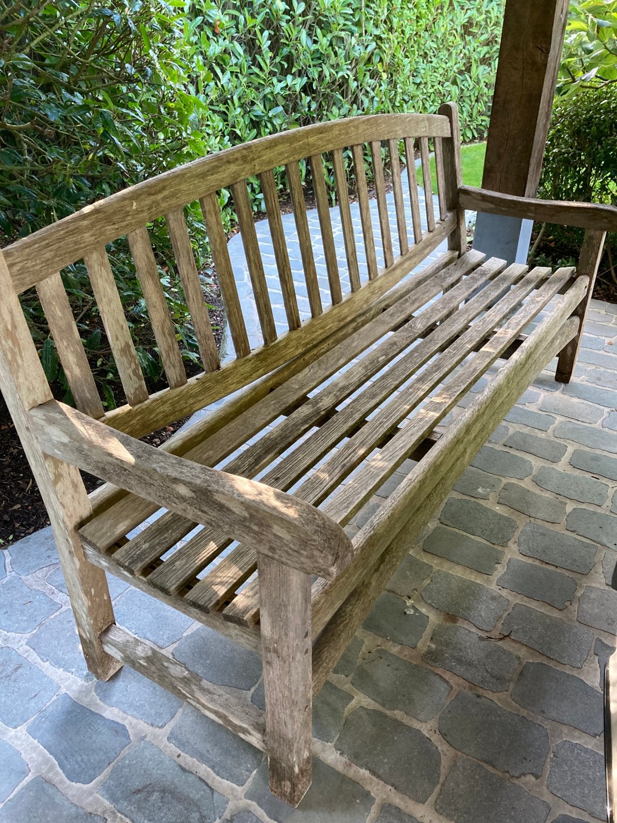 Tuinbank, Enlèvement, Utilisé, Bois de teck