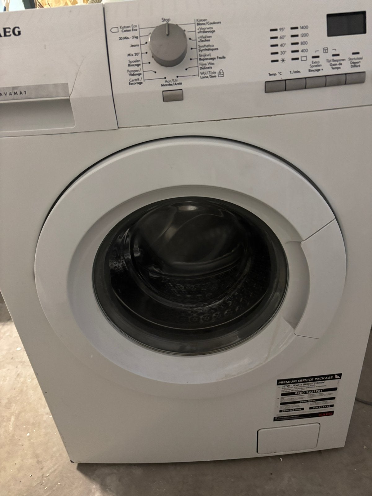 Wasmachine, Enlèvement, Utilisé