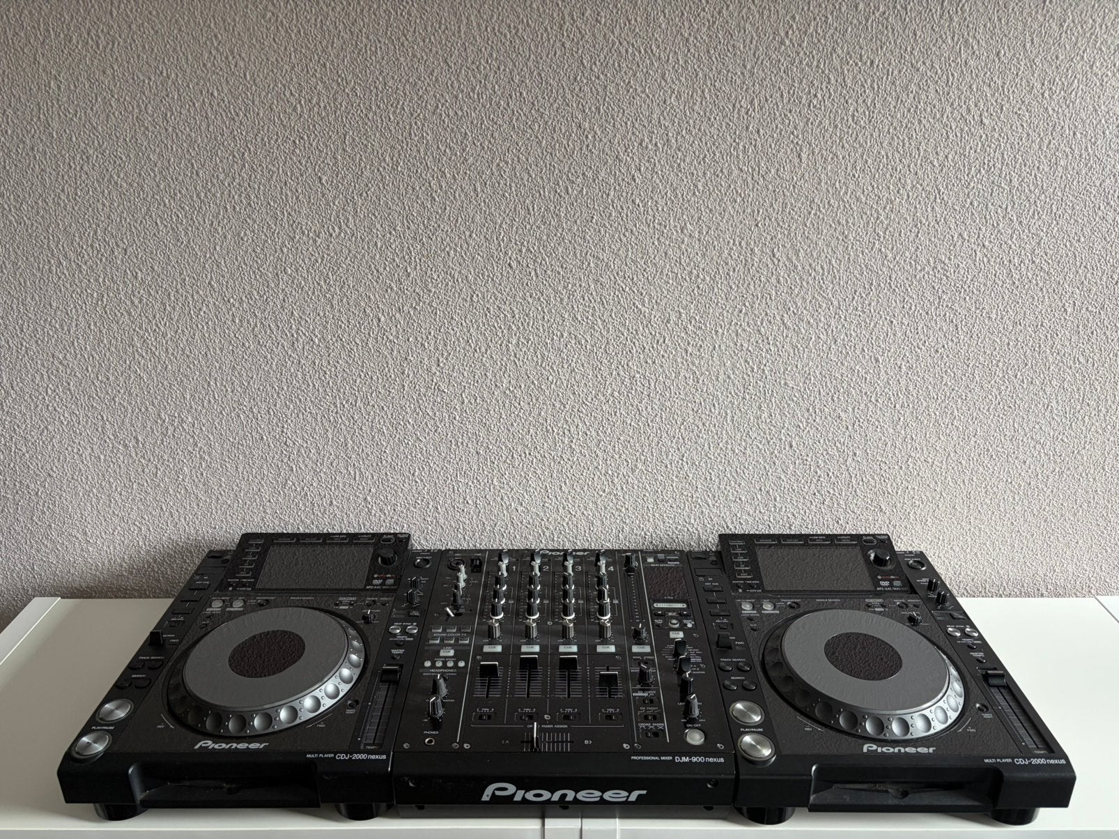 Pioneer DJ Set – 2x CDJ-2000Nexus + DJM-900Nexus+Flightcases, Musique & Instruments, Enlèvement, Comme neuf, Pioneer