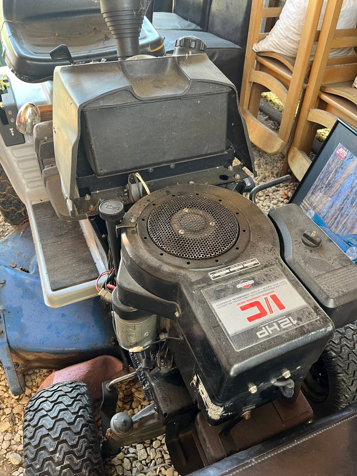Tracteur tondeuse à réparer, Enlèvement, Utilisé