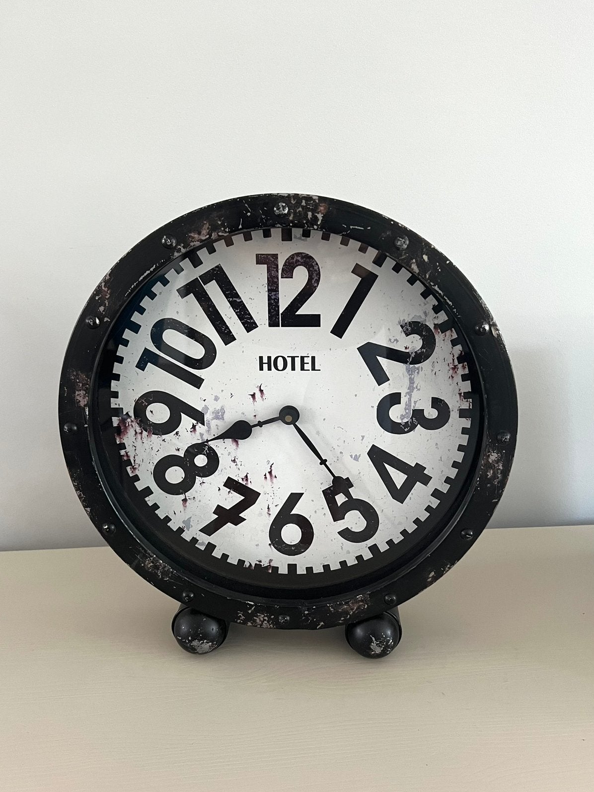 Horloges de table 36 cm, Rétro, Noir, Analogique, Enlèvement