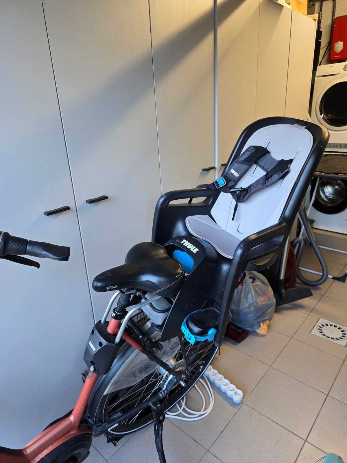 Siège de vélo Tule RideAlong, Vélos & Vélomoteurs, Repose-pieds, Comme neuf, Enlèvement, Thule