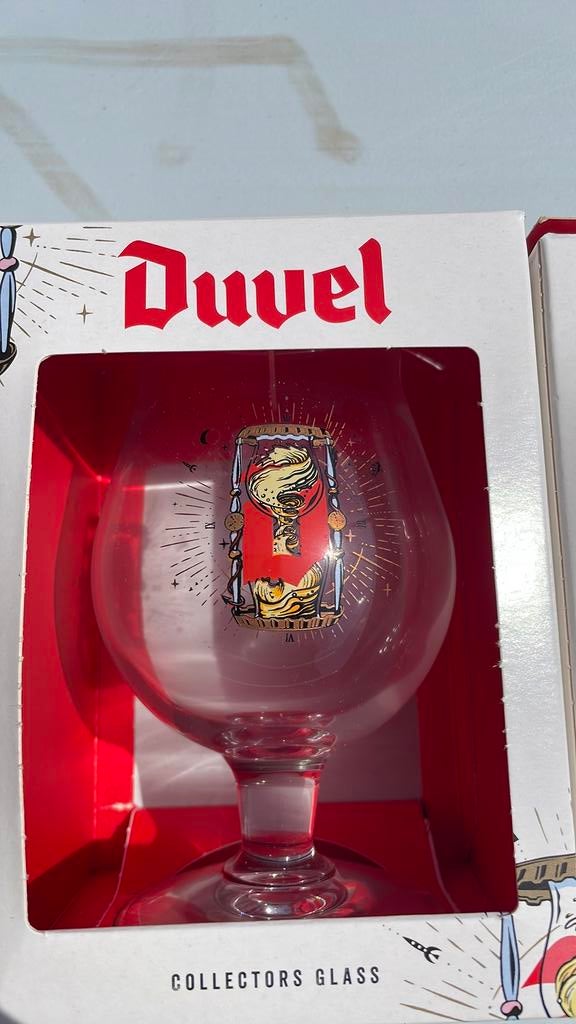 Duvel glas, Ophalen, Nieuw